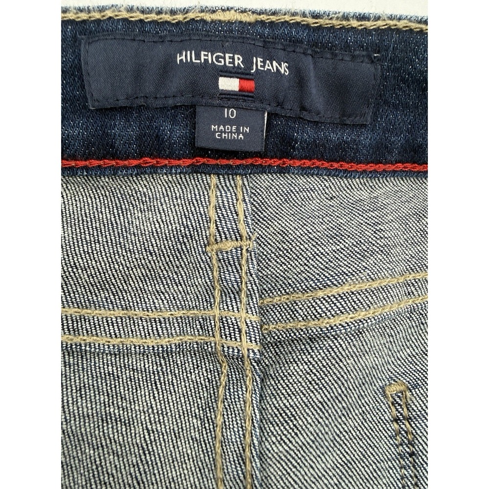 Tommy Hilfiger Tribeca Skinny Jeans Womens 10 Stripe Side Stretch Denim 32x28.5 - Picture 8 of 12